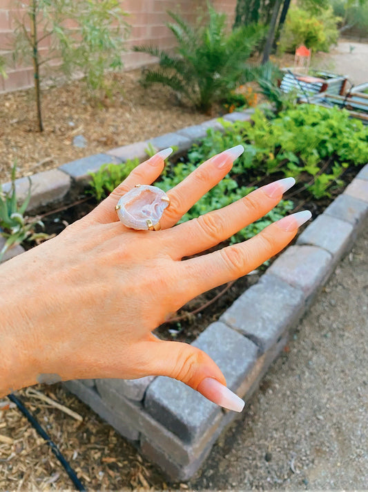 Large druzy ring!