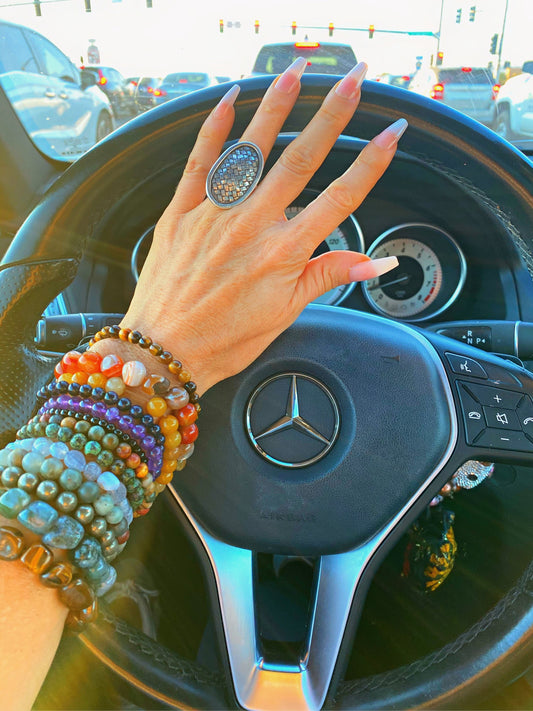 Protective Abundance Drawing Chakra Healing Bracelets