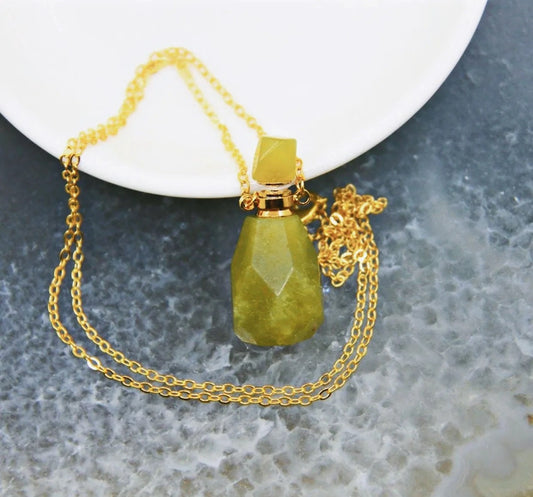 Authentic Jade necklace on chain