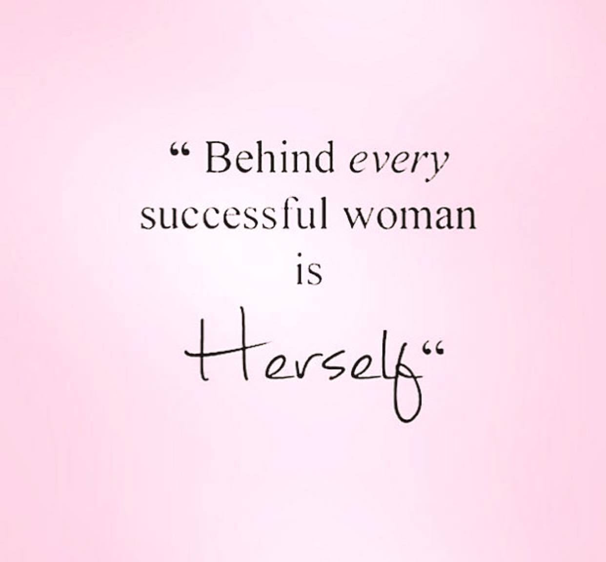 herself